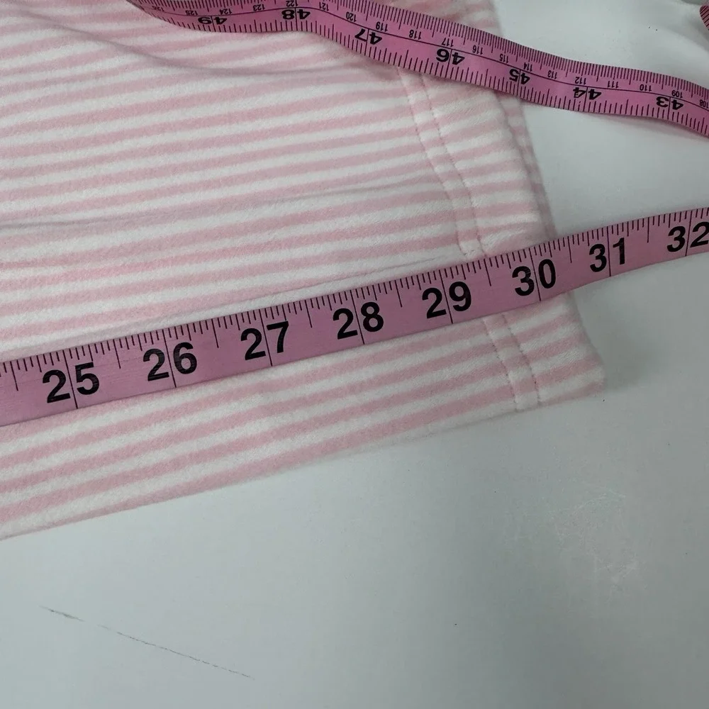 Charter Club Intimates Pants Womens XXL Pink Fleece Drawstring Pajamas PJS NWT
